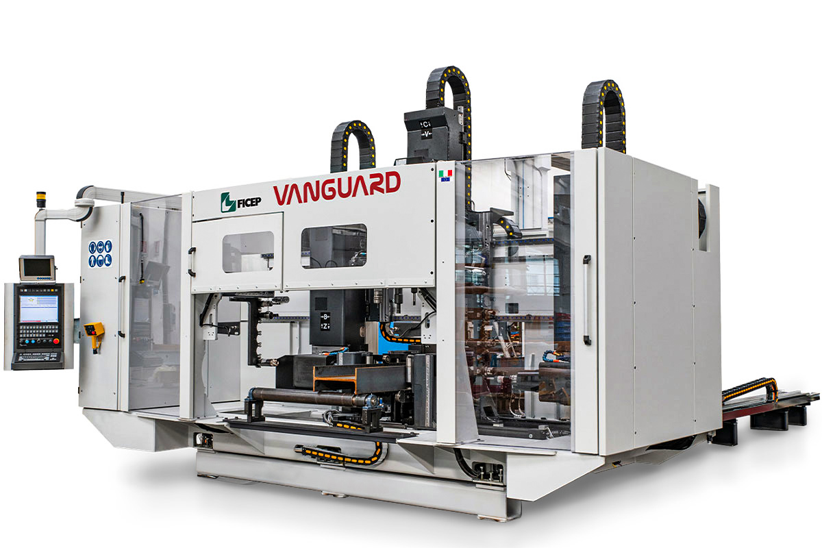 Vanguard Çoklu Spindle Profil Delik Delme Makinesi + Testere Hattı