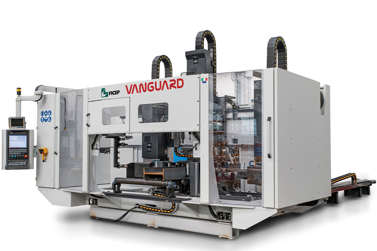 Vanguard Çoklu Spindle Profil Delik Delme Makinası + Testere Hattı
